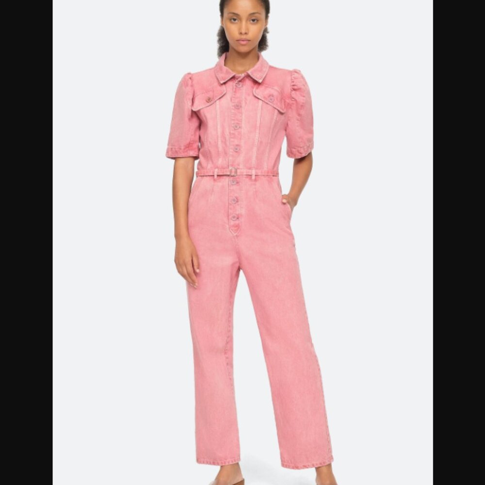 Sea New York Corbin Jumpsuit in Pink Size 6